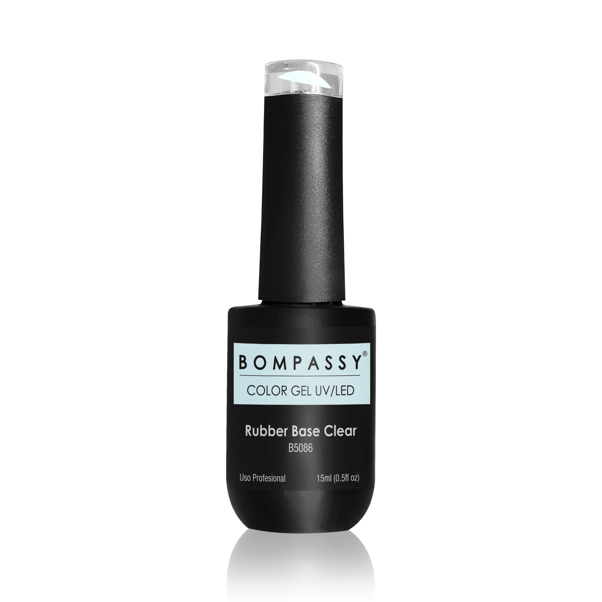 Bompassy esmalte rubber base clear x 15ml